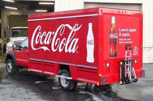 Coca-Cola Ford F550 with Group Hesse Beverage Body