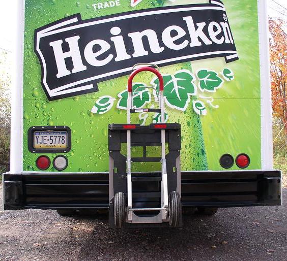 Hackney Body Heineken Beer Truck   HTS Utra-Rack   Magliner